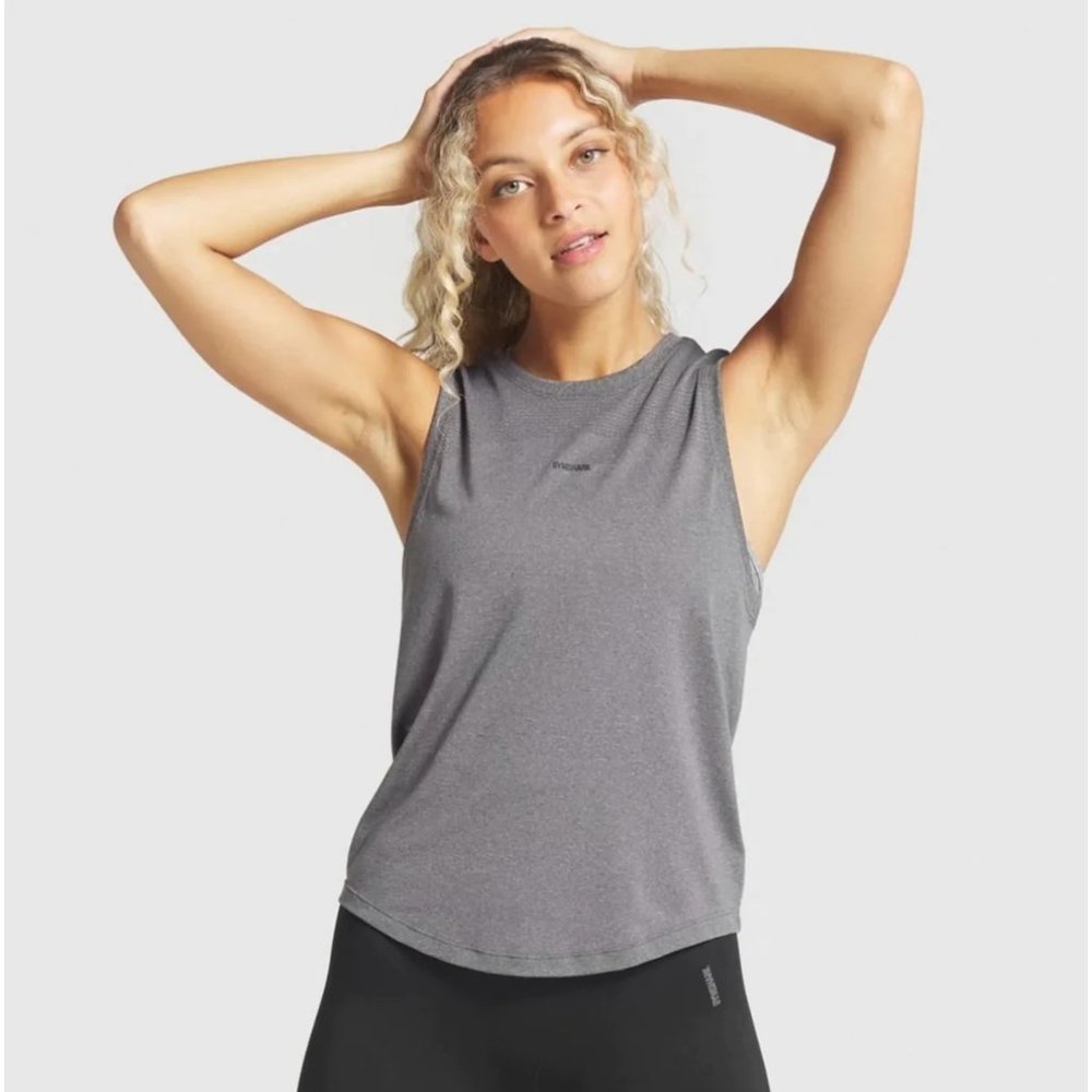 Gymshark Flex Tank Top Gray XS
